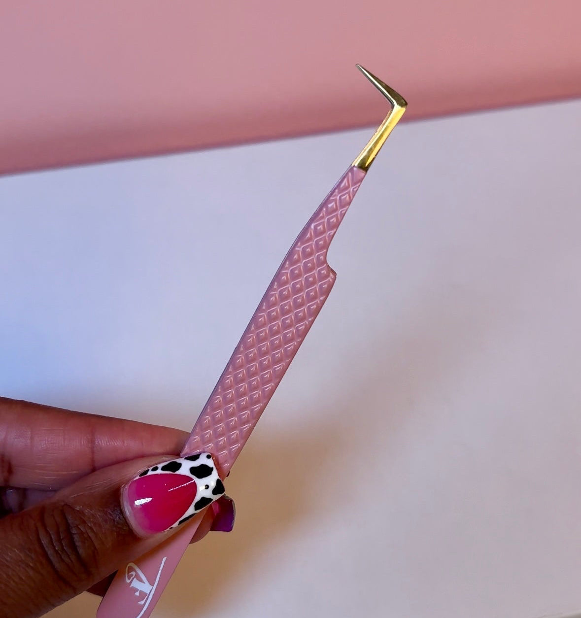 Slim Boot 90-Degree Tweezer-Pink