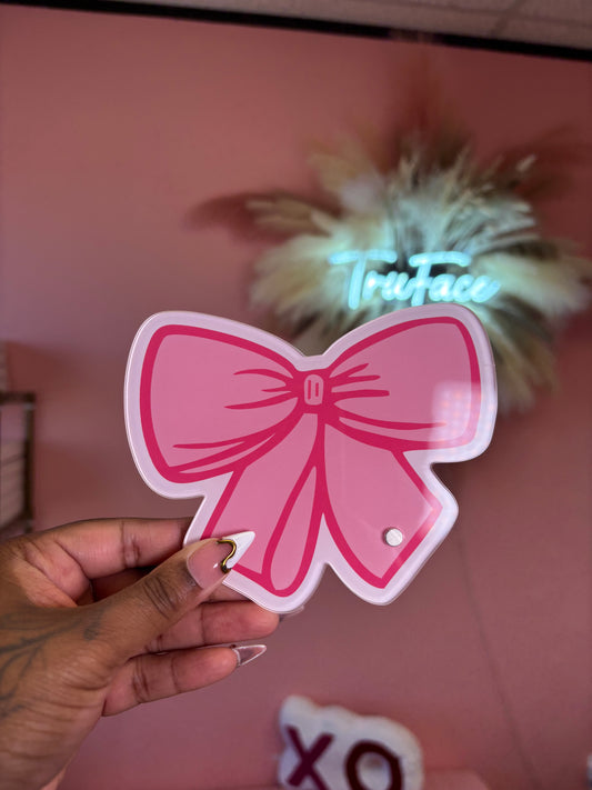 Pink Bow Lash tile
