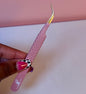 Curved Isolation Tweezer-Pink
