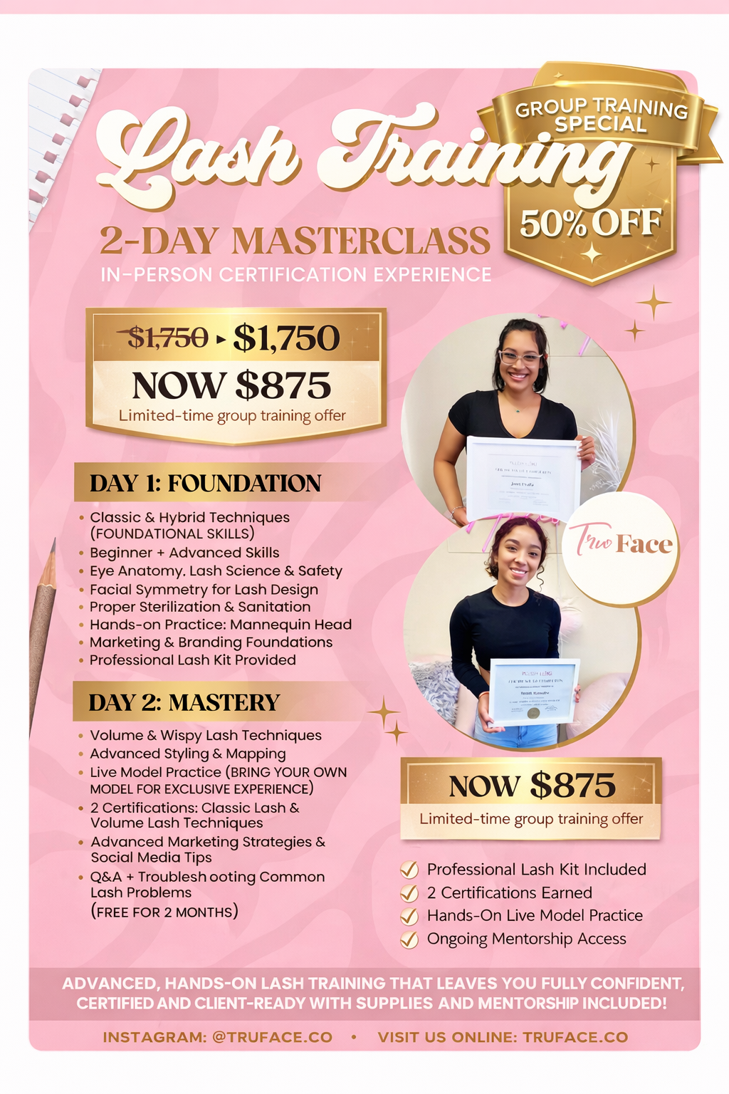Group Beginners MASTER LASH COURSE