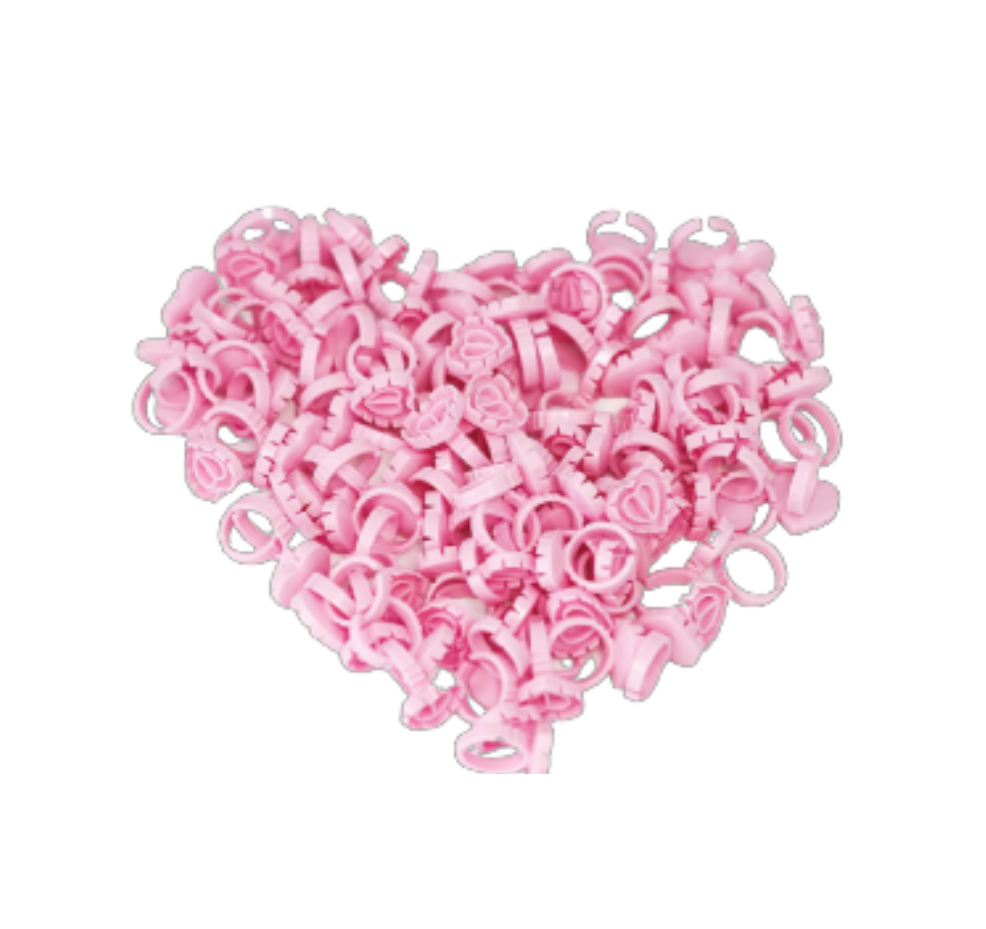 Heart shaped Glue rings
